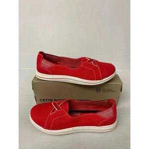 -695 Clarks Breeze Skip Red, Rouge-US 7 Womens